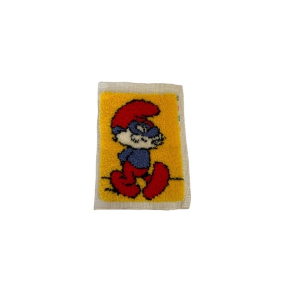 Peyo The Smurfs “Papa Smurf” Vintage Tapestry - Picture 1 of 3